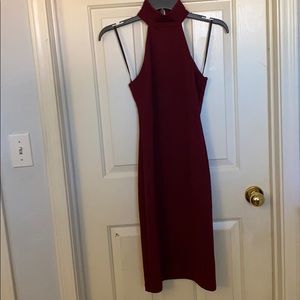 High neck dress